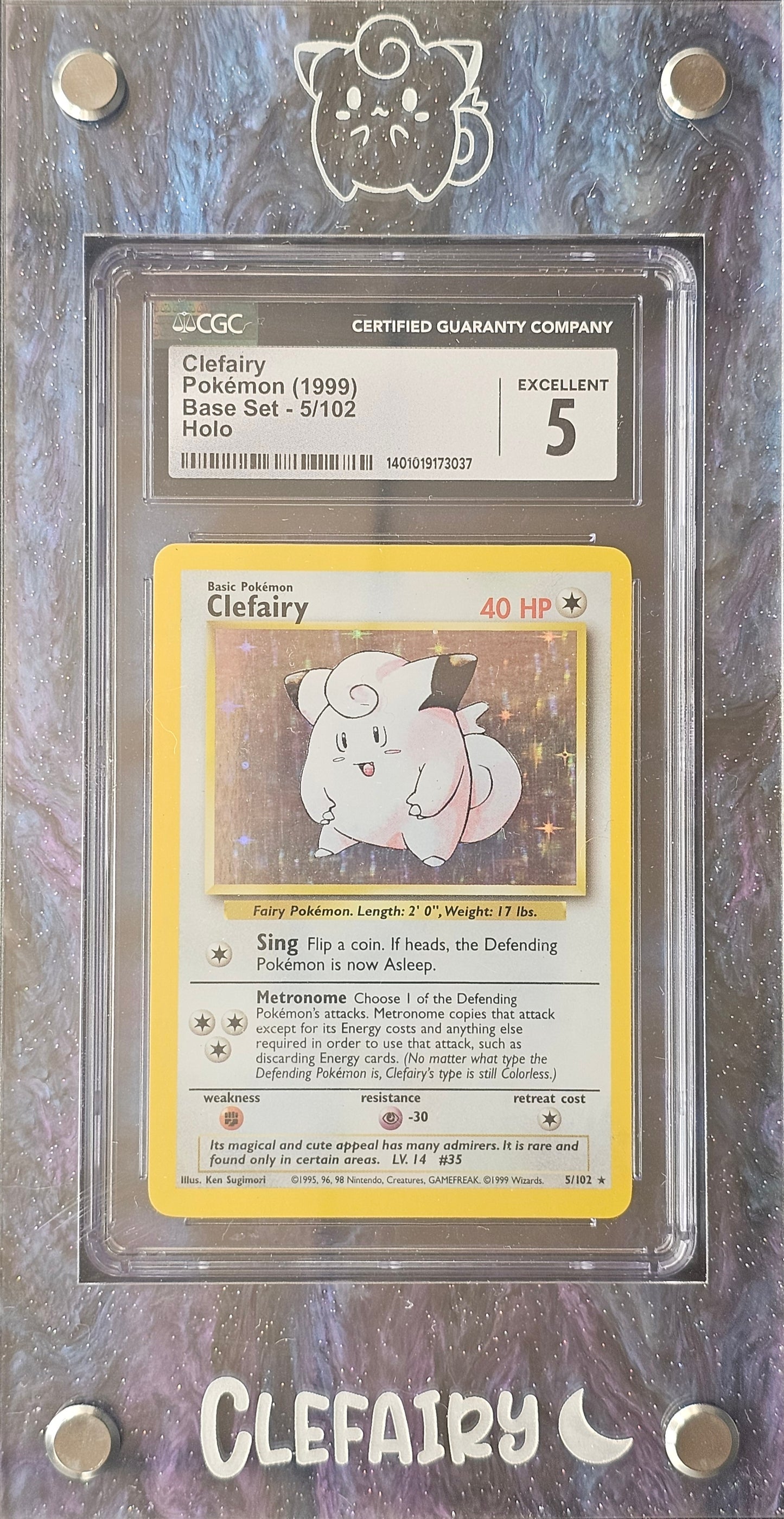 Custom Graded Trading Card Holder