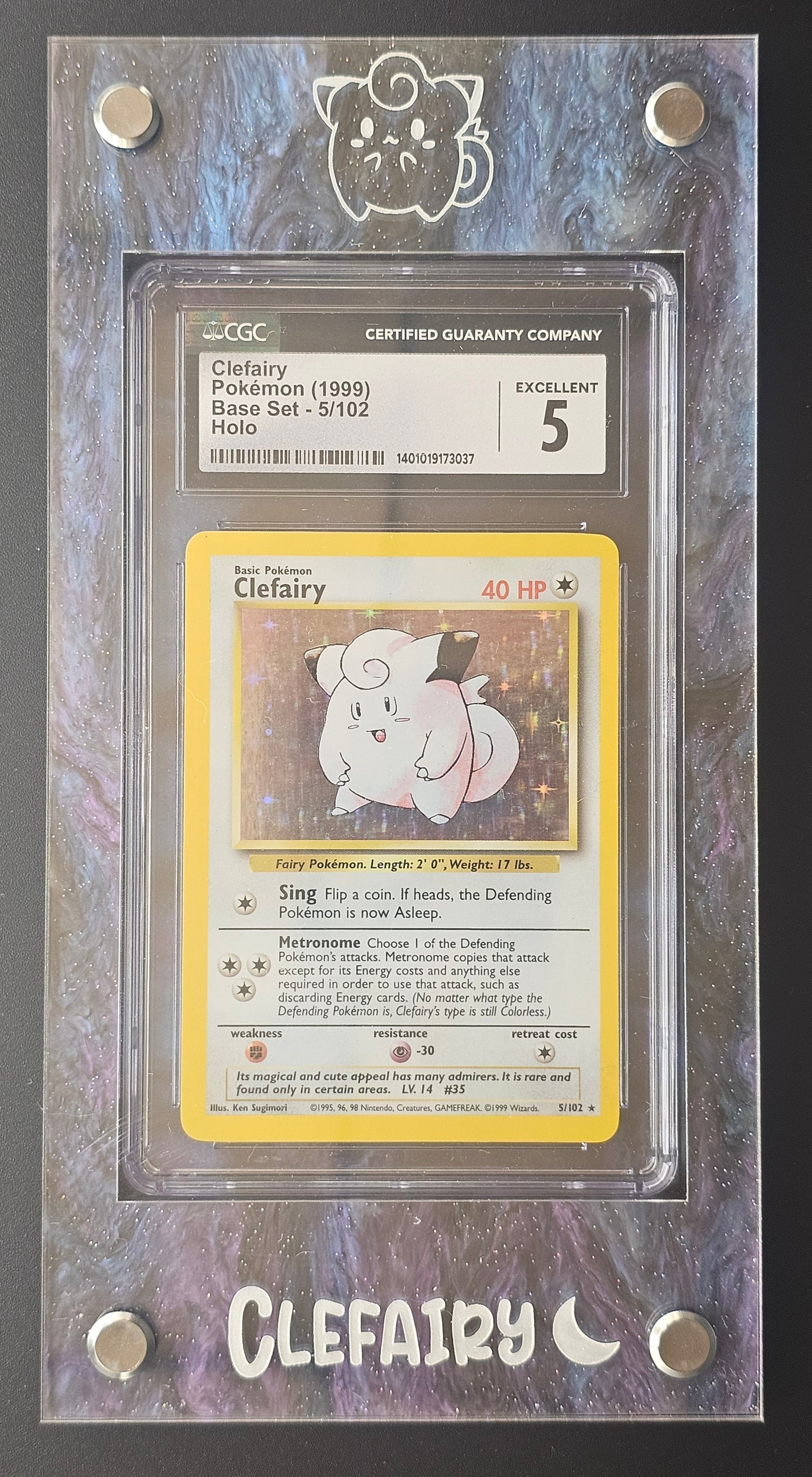 Custom Graded Trading Card Holder